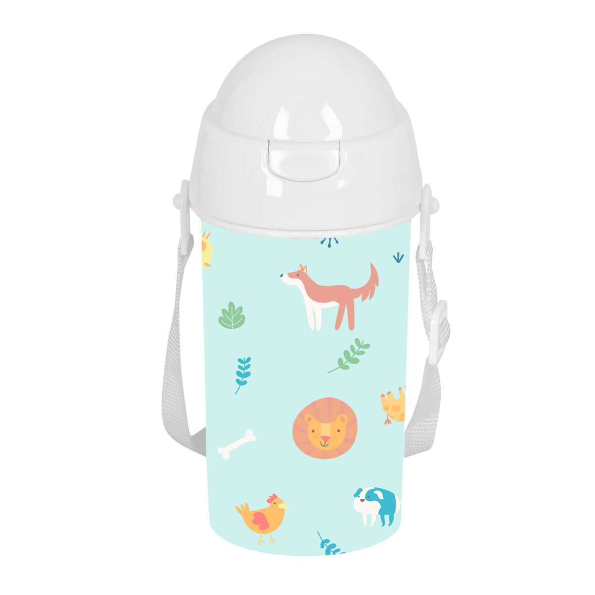 Water bottle Safta Pandi Blue PVC 500 ml