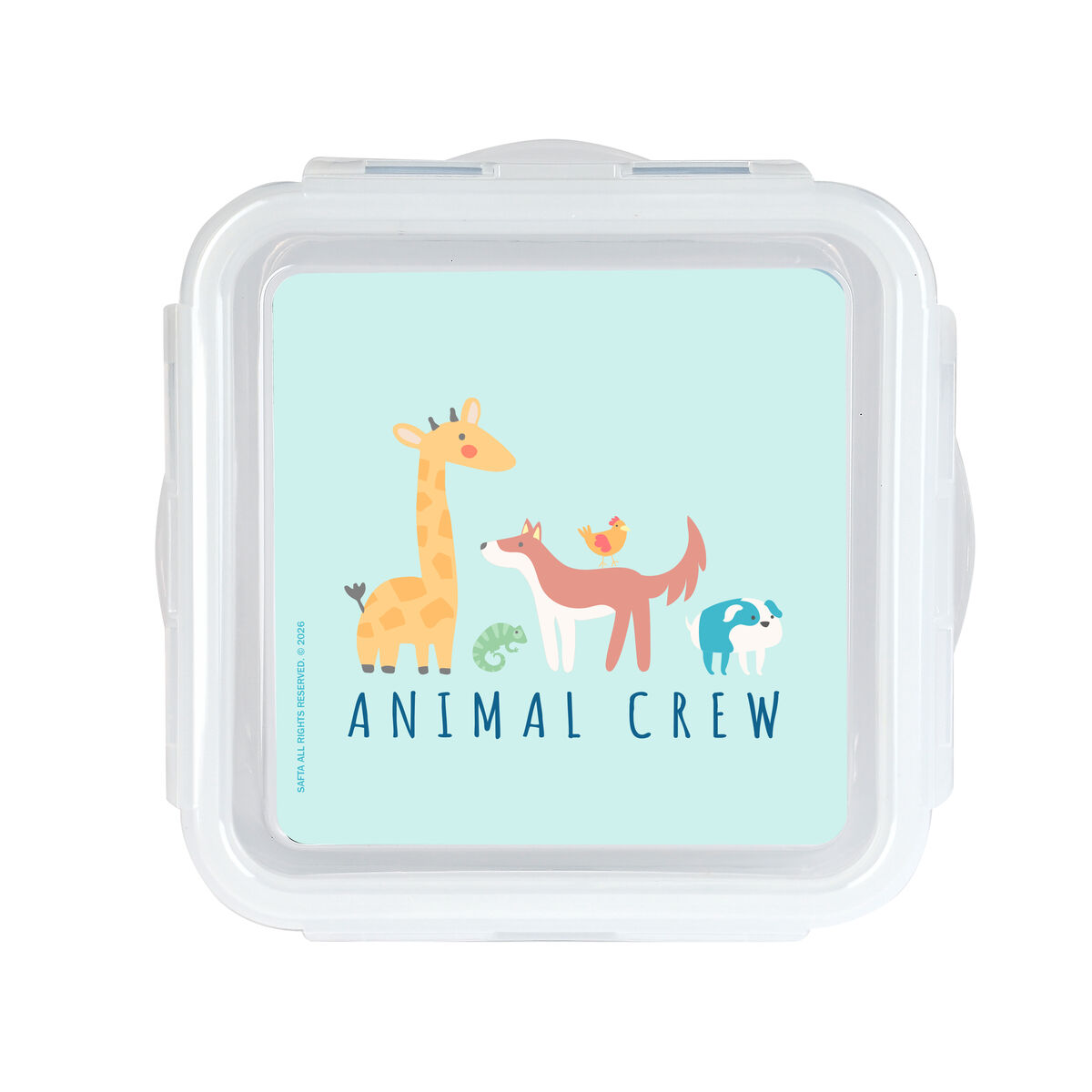 Lunch box Safta Pandi Blue Polyurethane Children’s