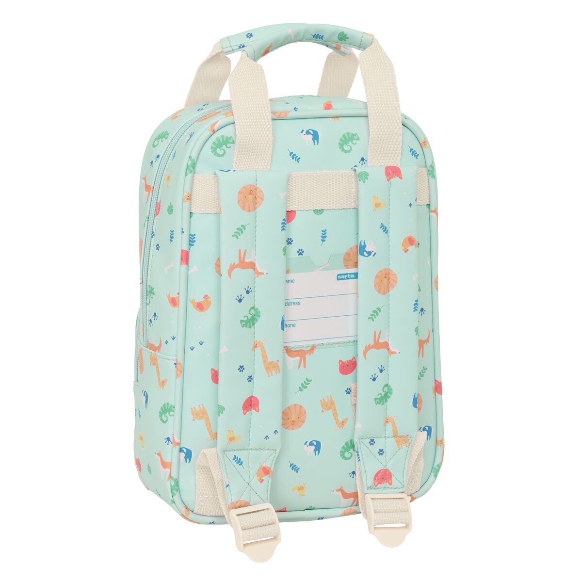 School Bag Safta Pandi Light Blue 20 x 28 x 8 cm