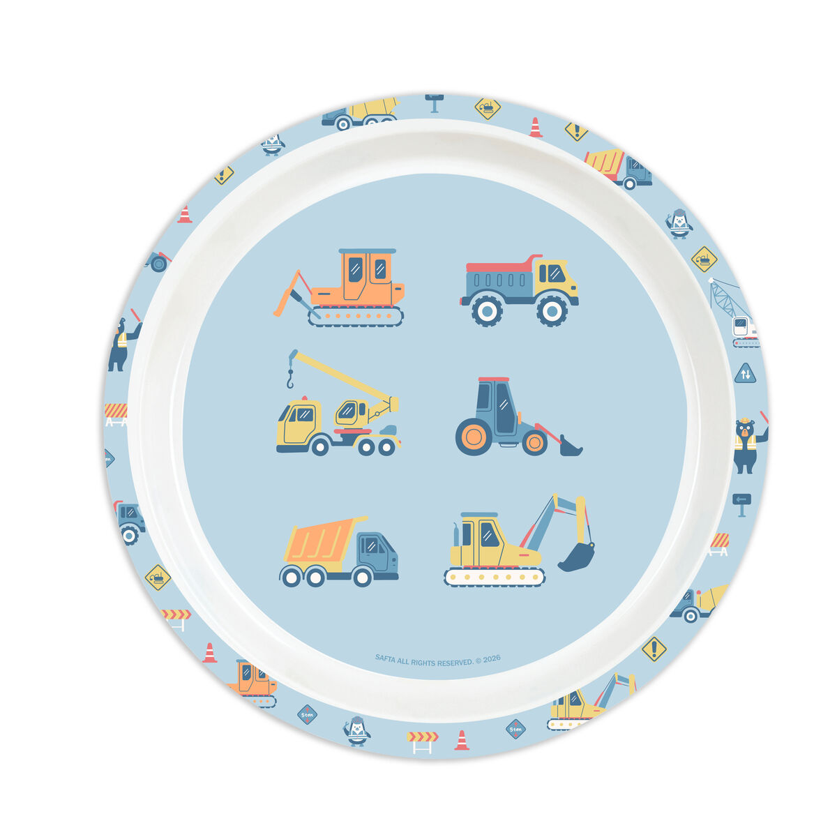 Childrens Dinner Set Safta Gruas PVC