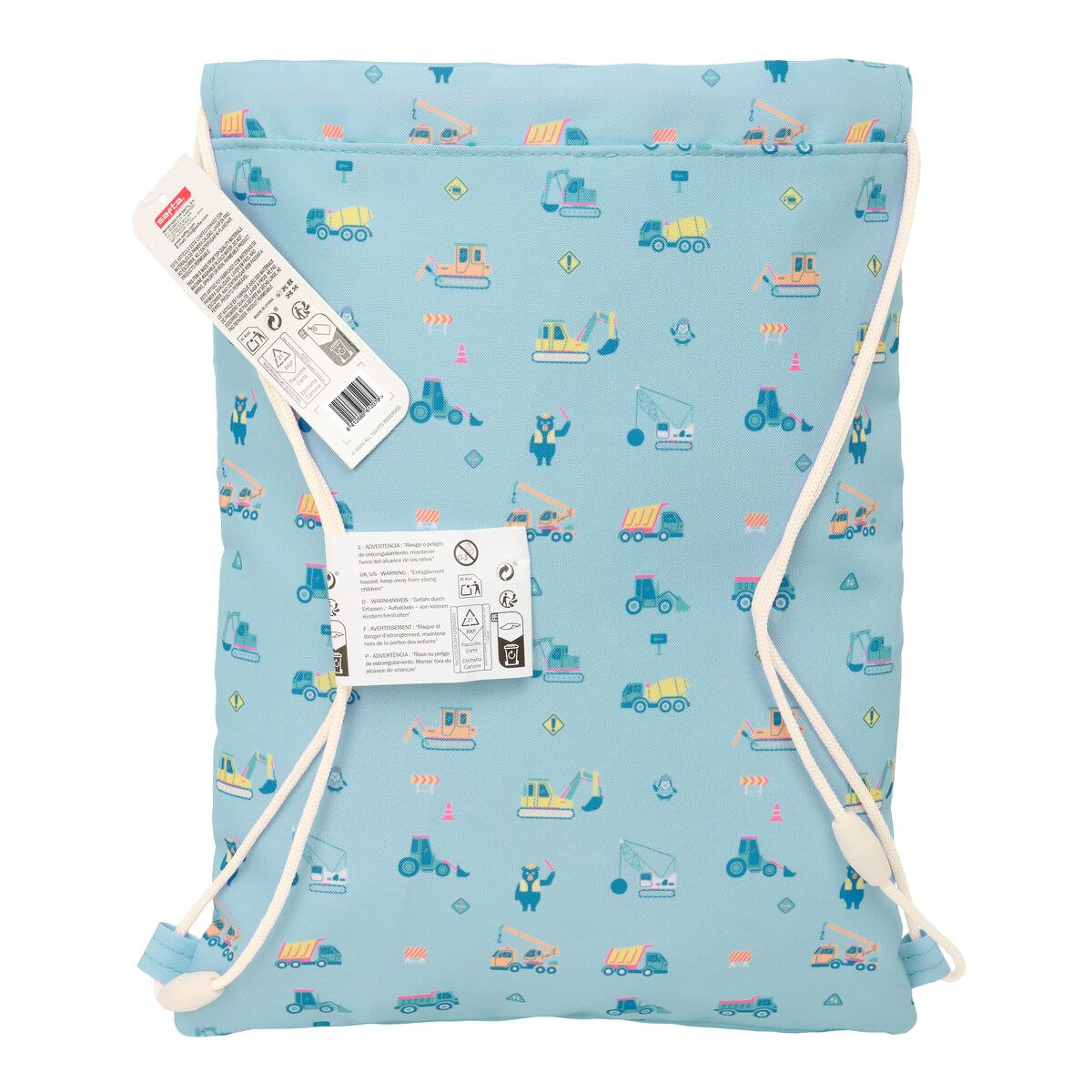 Backpack with Strings Safta Gruas 26 x 34 x 1 cm