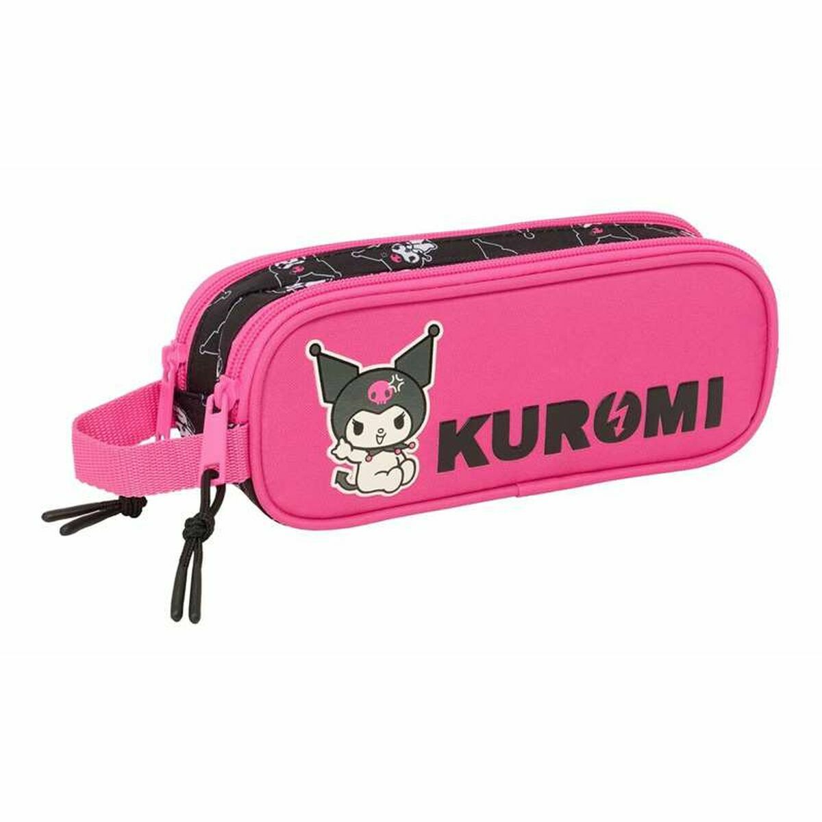 Double Carry-all Kuromi Black Fuchsia 21 x 8 x 6 cm Double Carry-all Kuromi Black Fuchsia 21 x 8 x 6 cm