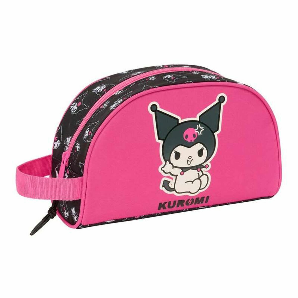 School Toilet Bag Kuromi Black Fuchsia 26 x 16 x 9 cm School Toilet Bag Kuromi Black Fuchsia 26 x 16 x 9 cm