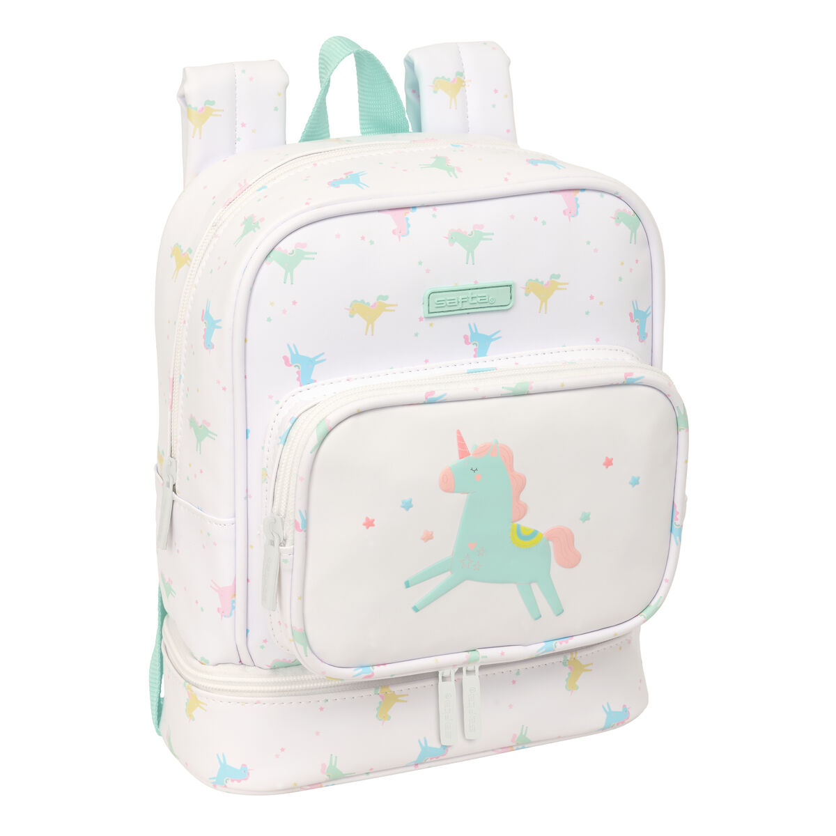 School Bag Safta Unicornio Beige 22 x 27 x 10 cm School Bag Safta Unicornio Beige 22 x 27 x 10 cm