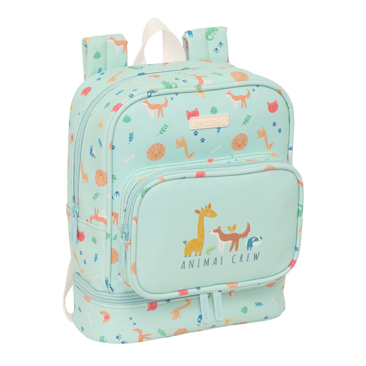 School Bag Safta Pandi Light Blue 22 x 27 x 10 cm