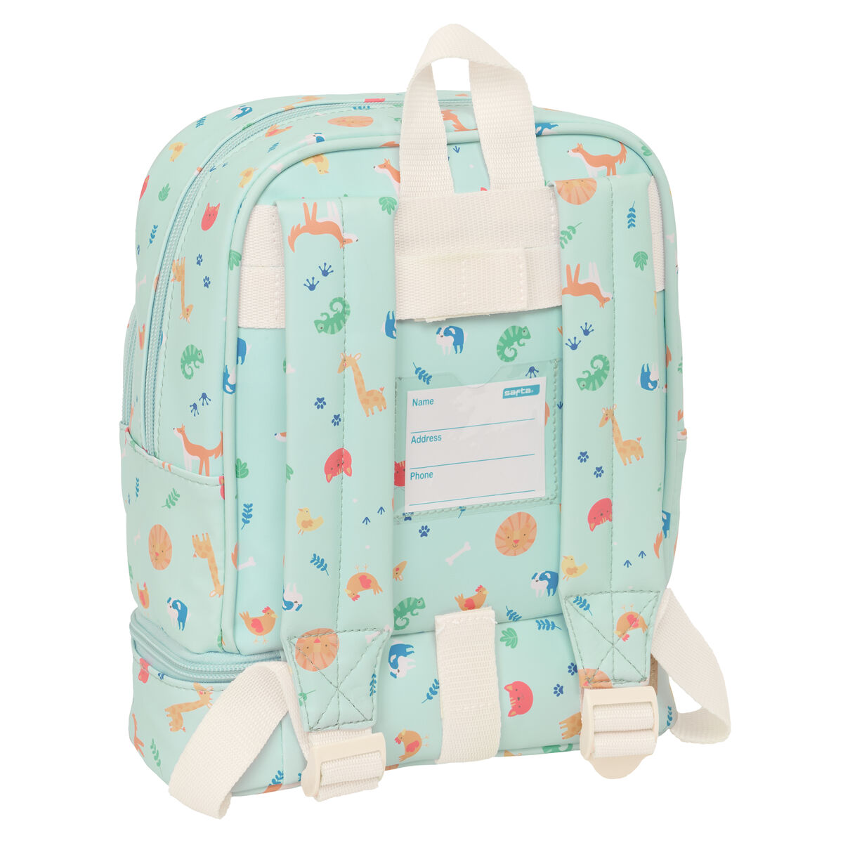 School Bag Safta Pandi Light Blue 22 x 27 x 10 cm