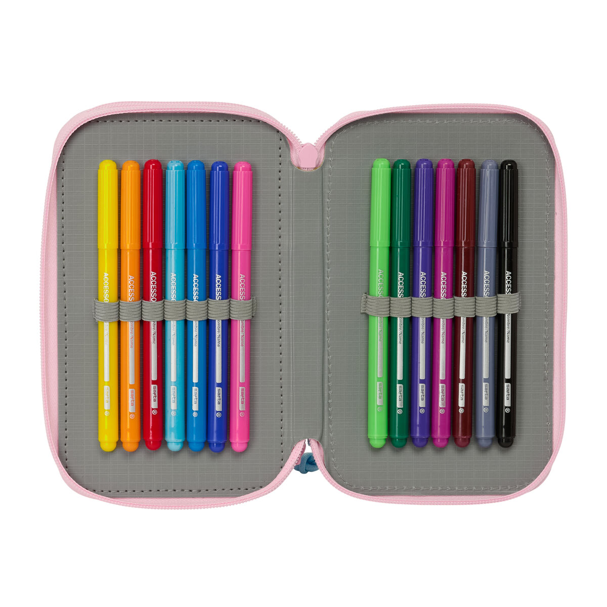 Holdall Glow Lab Pink 12,5 x 19,5 x 5,5 cm 37 Pieces