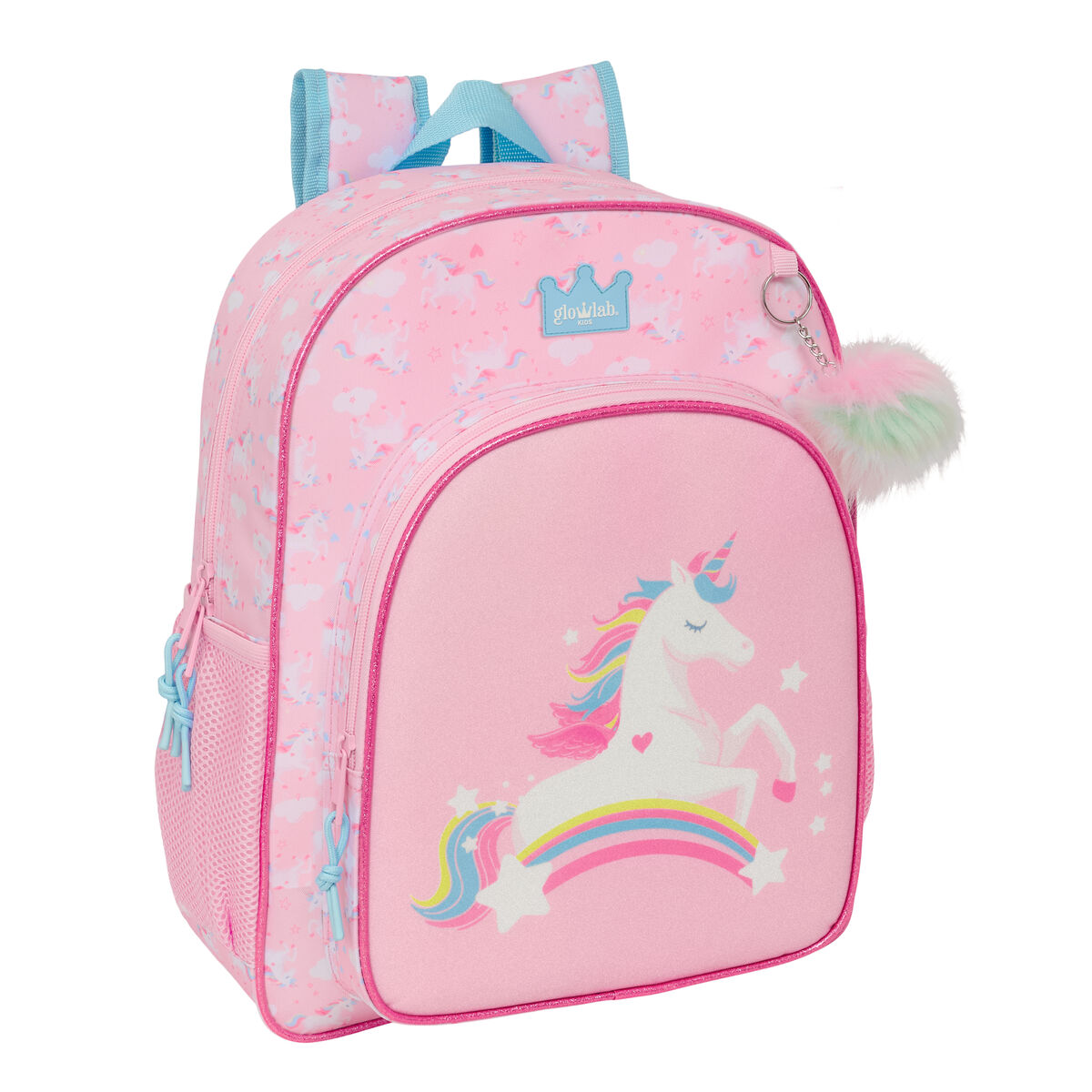 School Bag Glow Lab Pink 32 x 38 x 12 cm School Bag Glow Lab Pink 32 x 38 x 12 cm