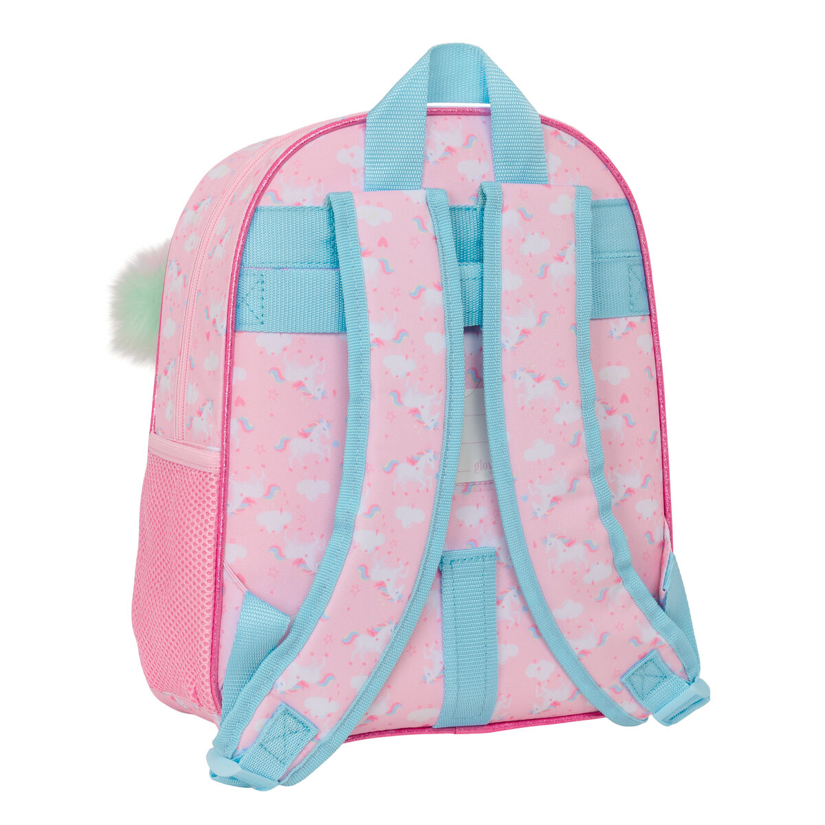 School Bag Glow Lab Pink 28 x 34 x 10 cm