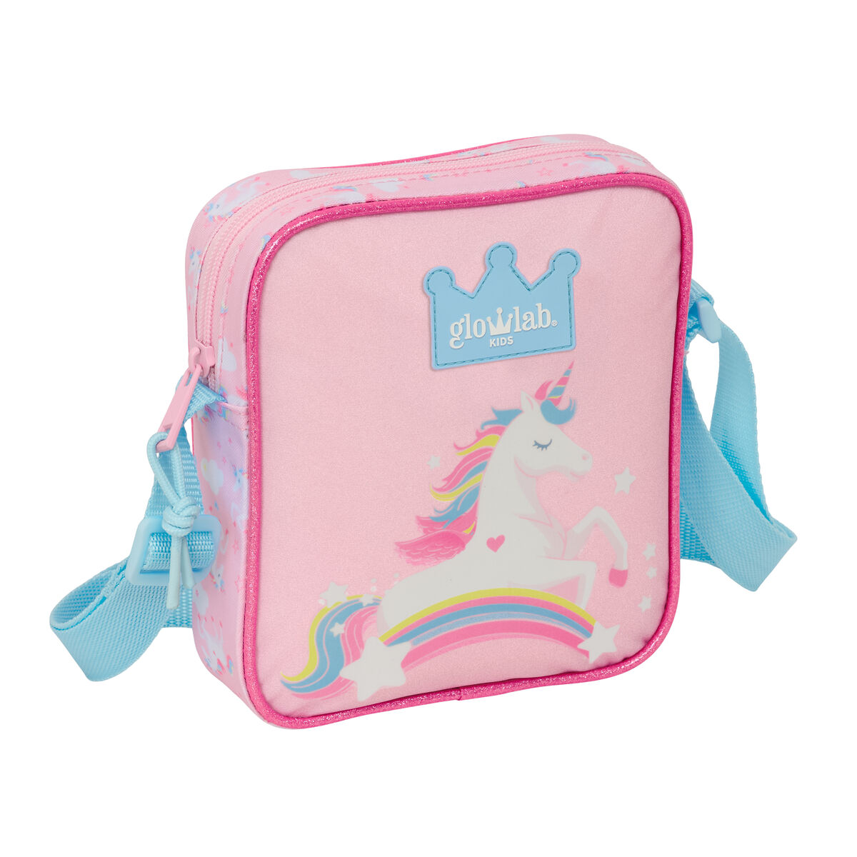 Shoulder Bag Glow Lab Pink 16 x 18 x 4 cm