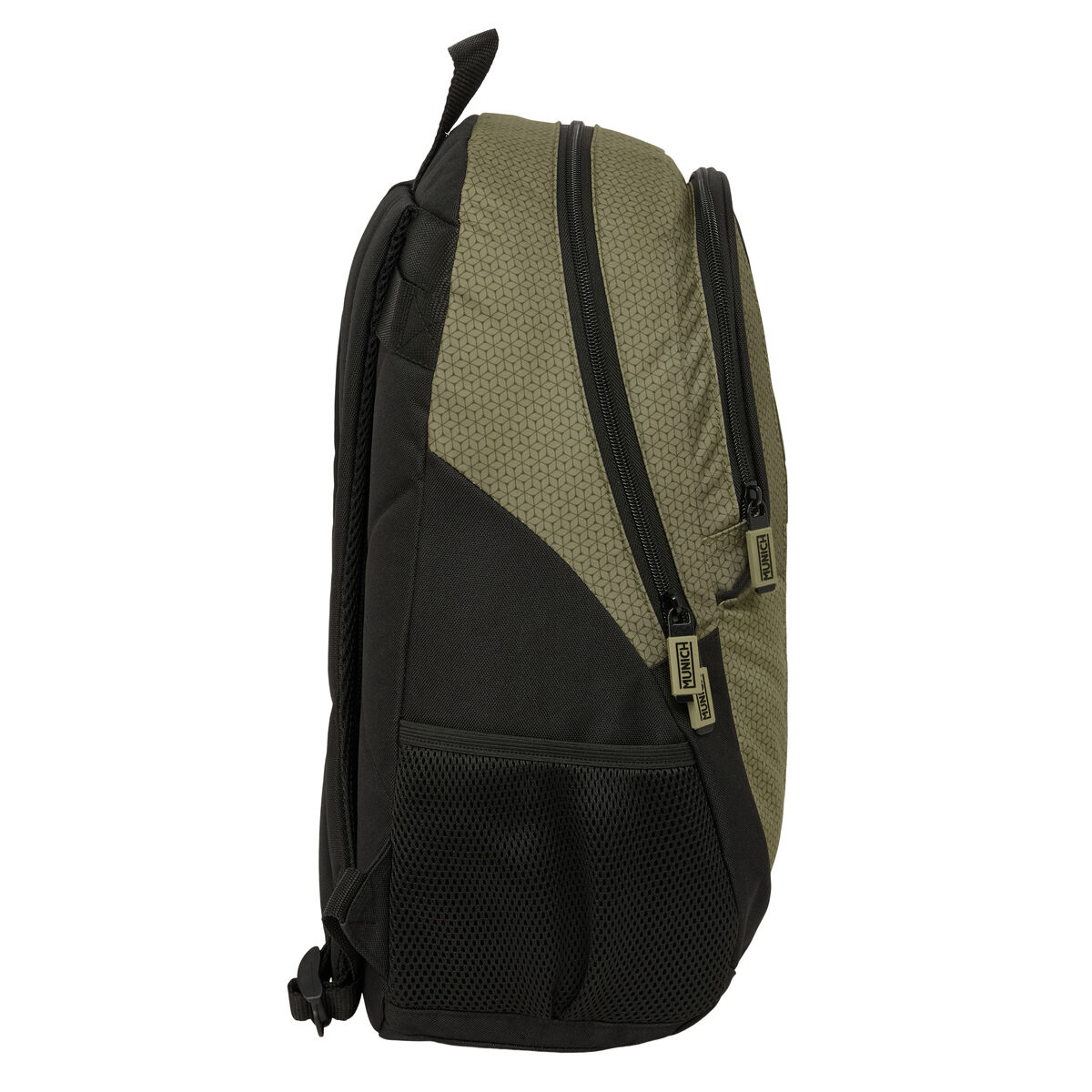 School Bag Munich West Black Green 32 x 44 x 16 cm