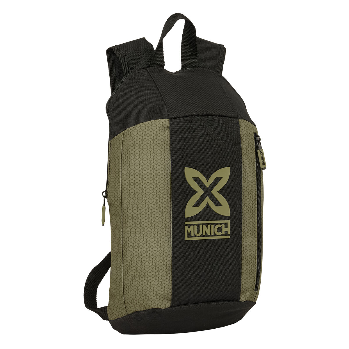 School Bag Munich West Black Green 22 x 39 x 10 cm