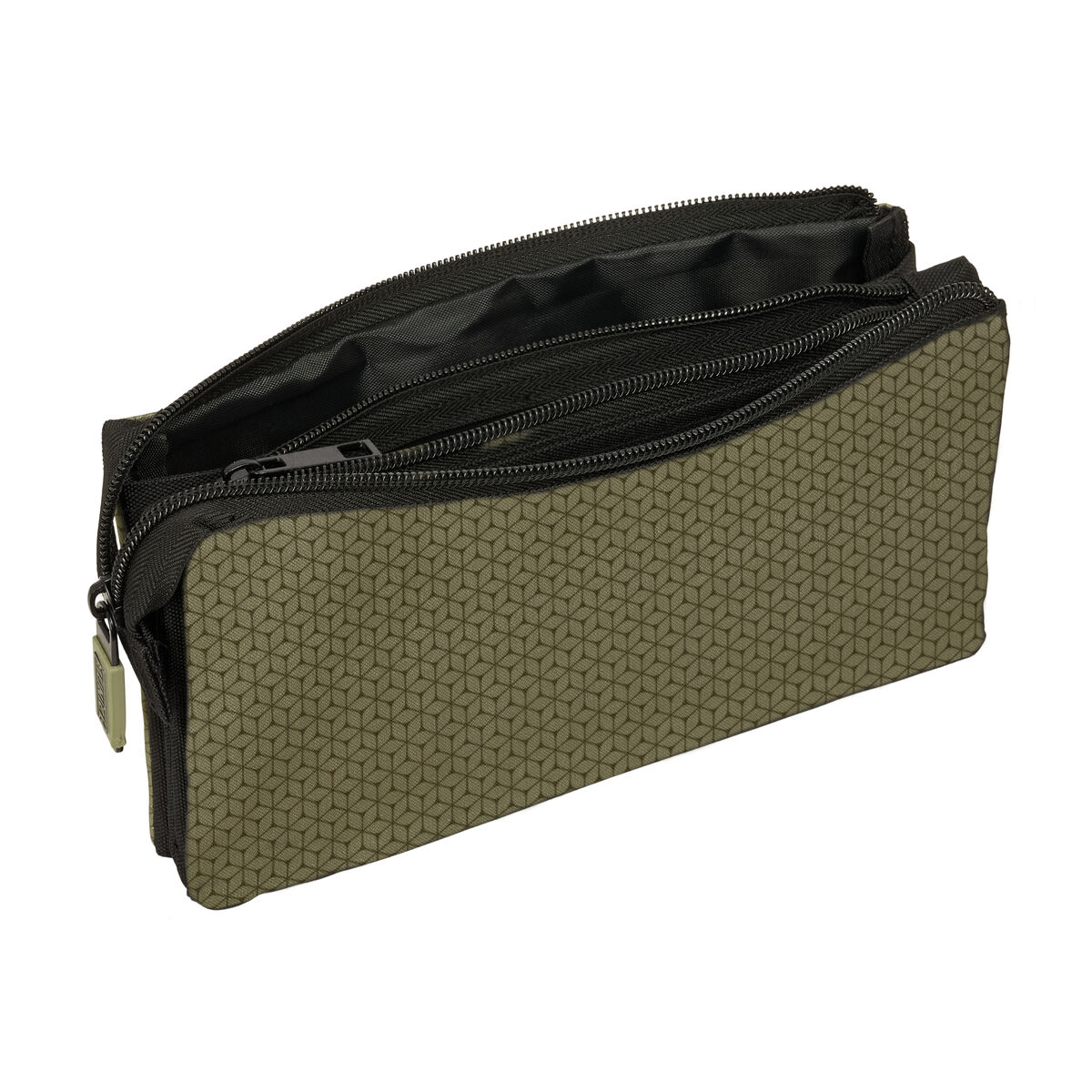 School Bag Munich West Black Green 22 x 12 x 3 cm