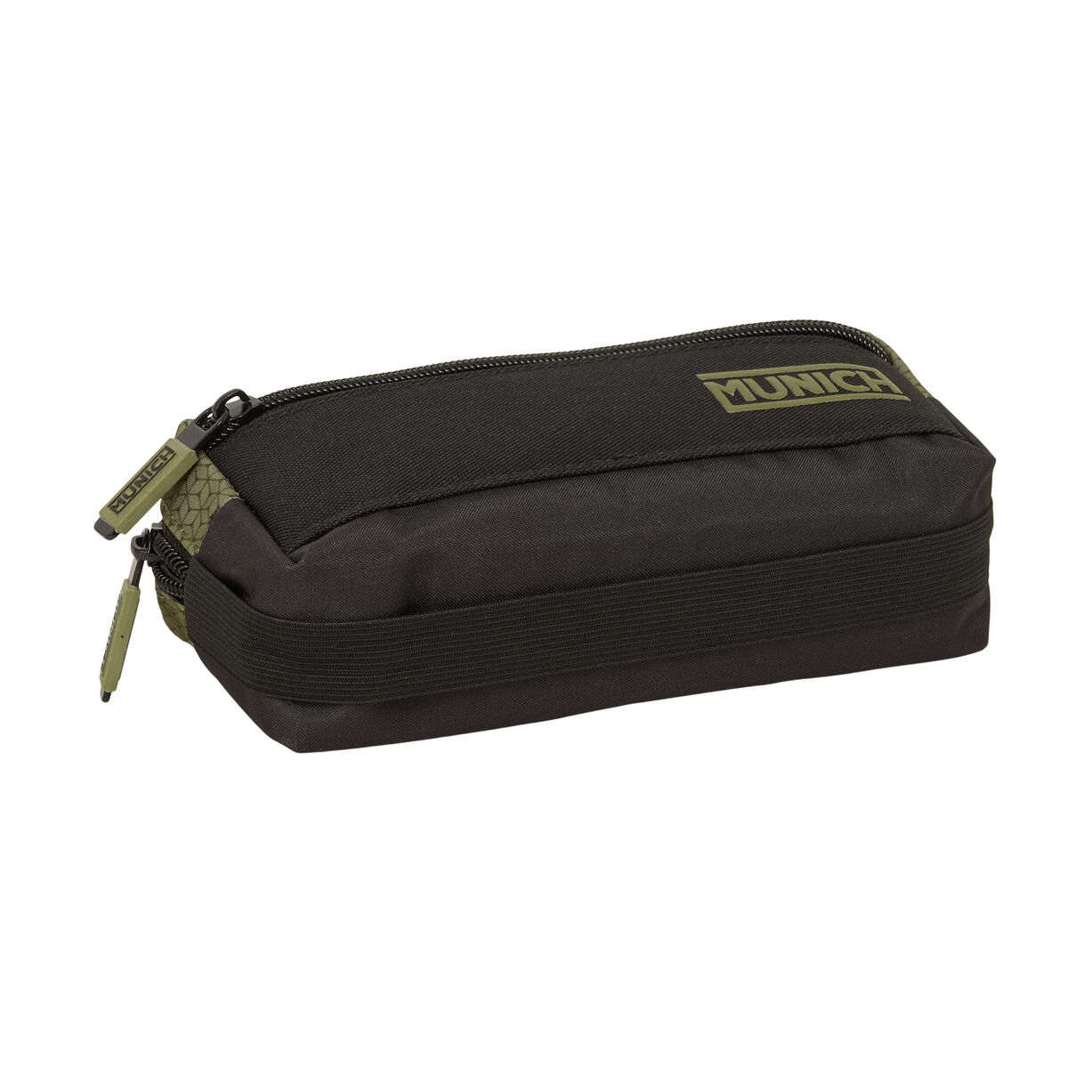 Holdall Munich West Black Green 22 x 8,5 x 6 cm