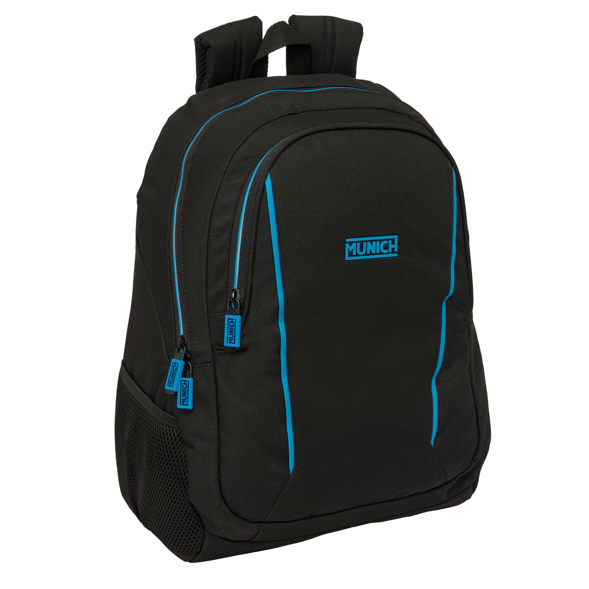 School Bag Munich Road Blue Black 32 x 44 x 16 cm