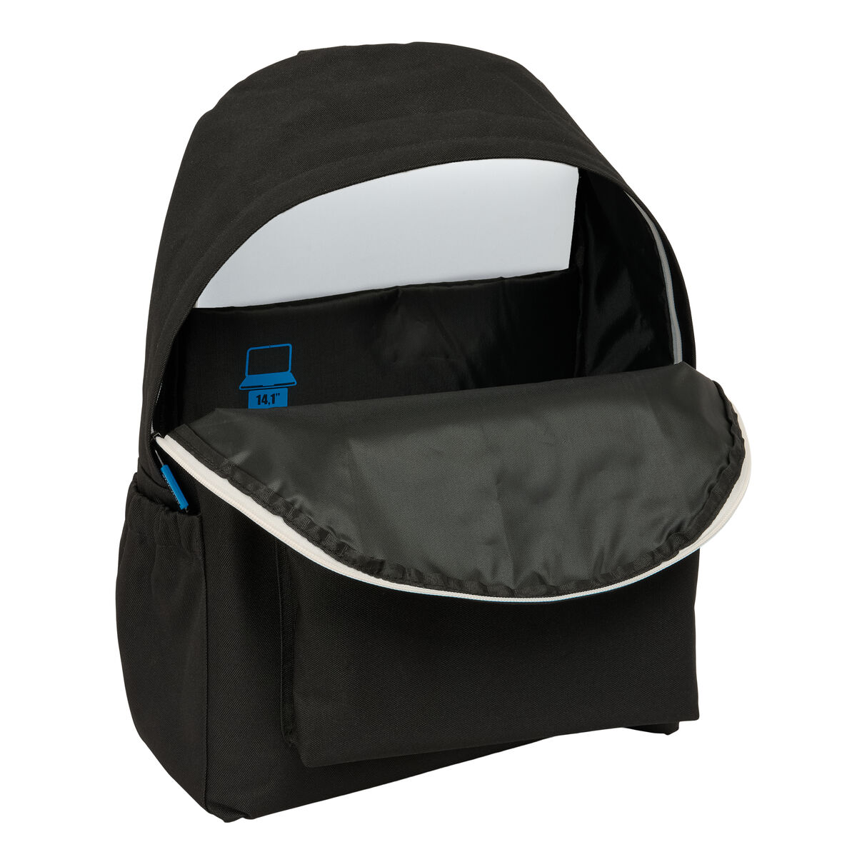 School Bag Munich Road Blue Black 31 x 43 x 13 cm