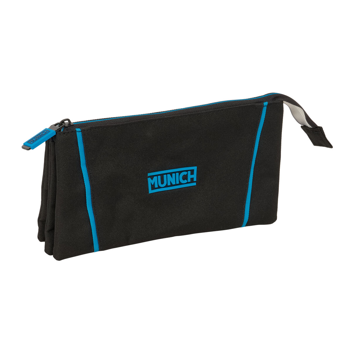 School Bag Munich Road Blue Black 22 x 12 x 3 cm
