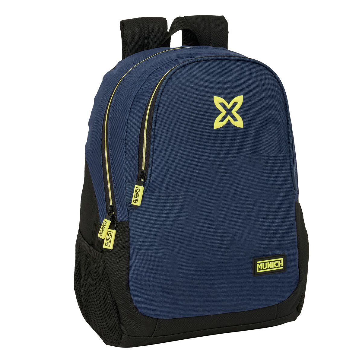 School Bag Munich Track Blue Black 32 x 44 x 16 cm School Bag Munich Track Blue Black 32 x 44 x 16 cm