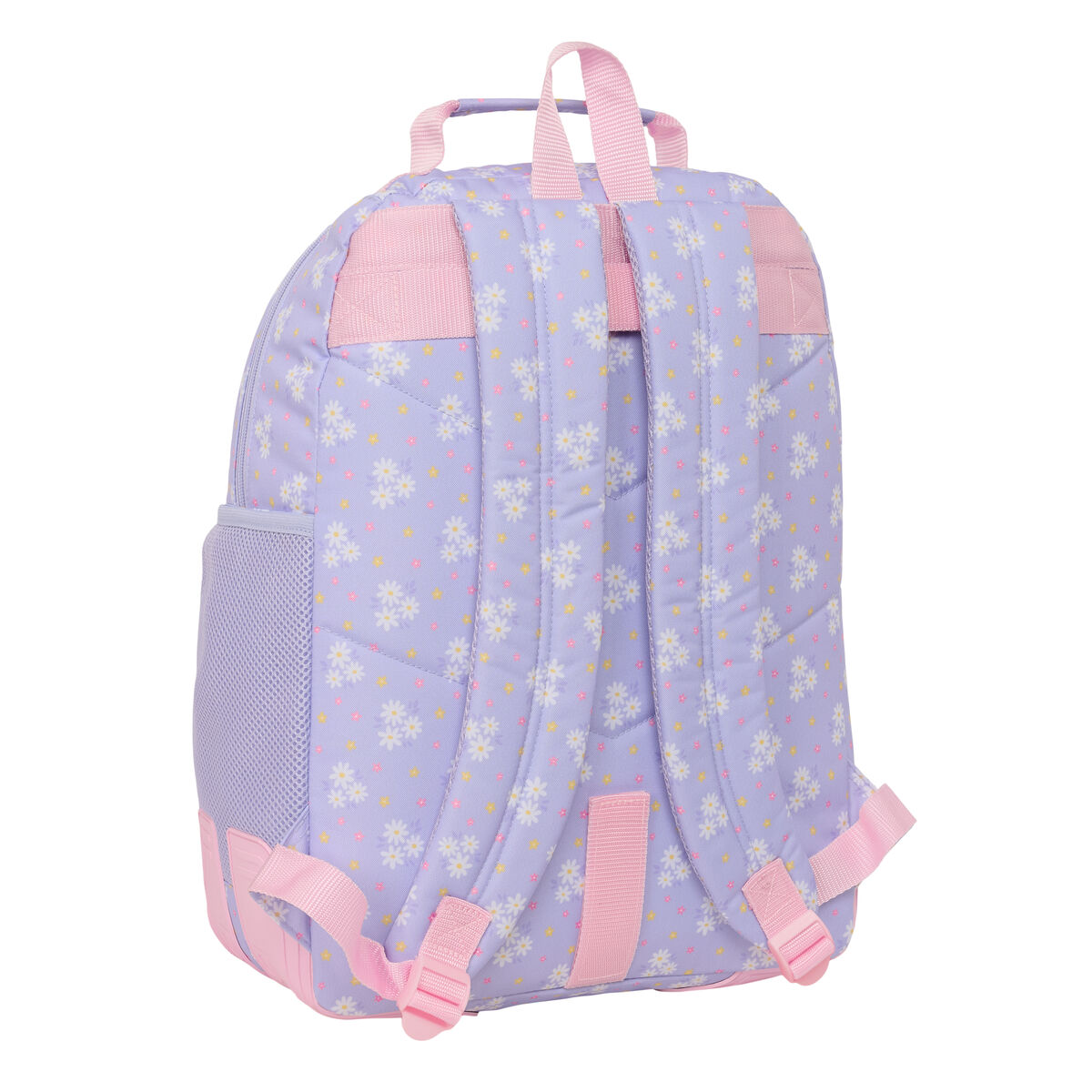 School Bag Safta Bouquet Pink Lilac 32 x 42 x 15 cm