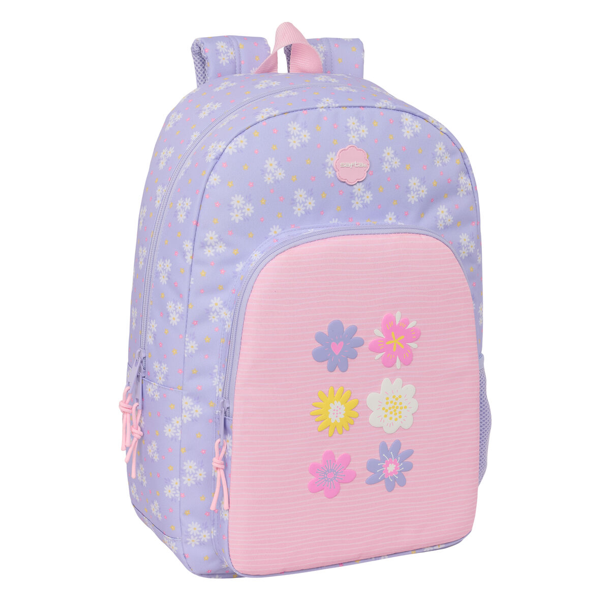 School Bag Safta Bouquet Pink Lilac 30 x 46 x 14 cm School Bag Safta Bouquet Pink Lilac 30 x 46 x 14 cm