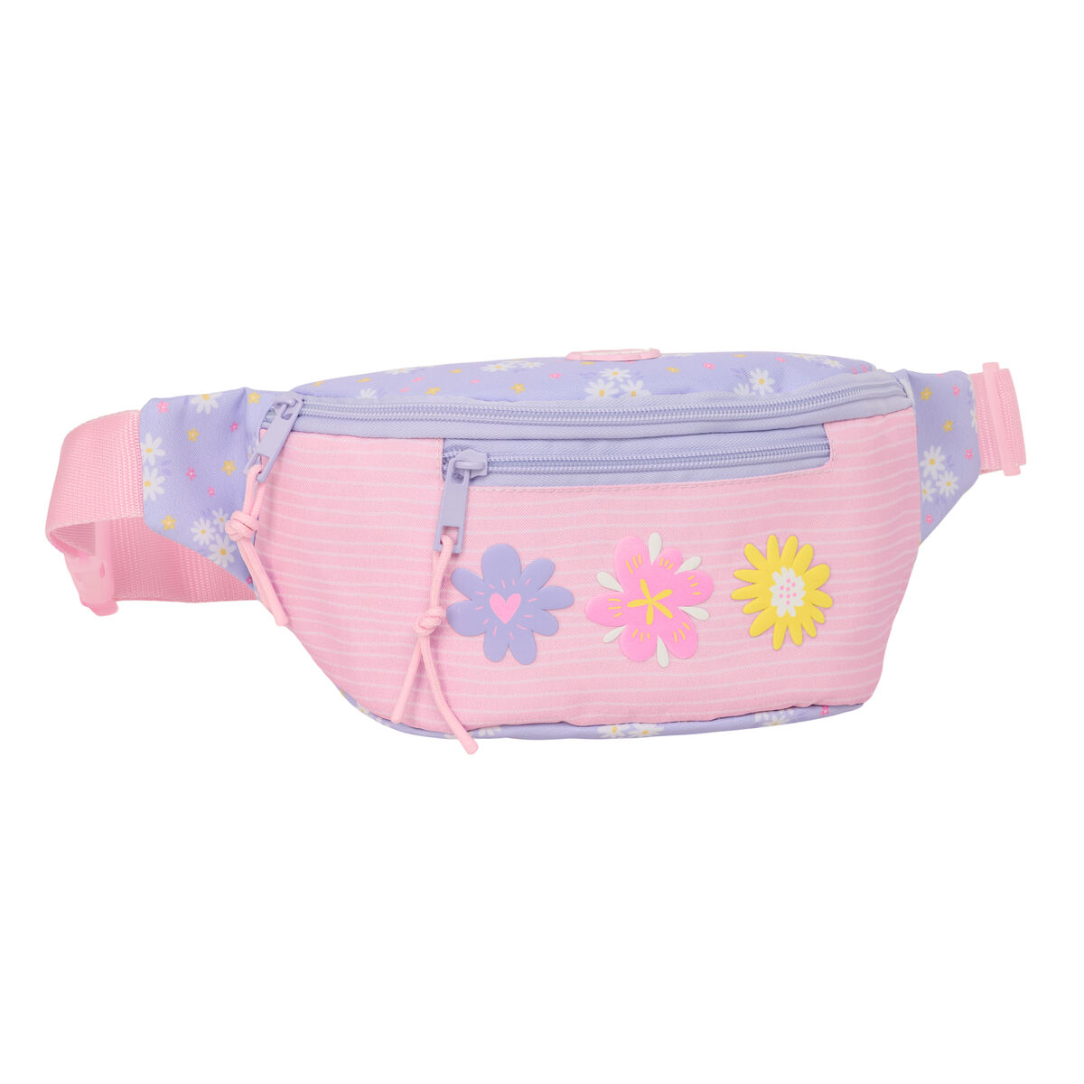 Belt Pouch Safta Bouquet Pink Lilac 23 x 12 x 9 cm Belt Pouch Safta Bouquet Pink Lilac 23 x 12 x 9 cm