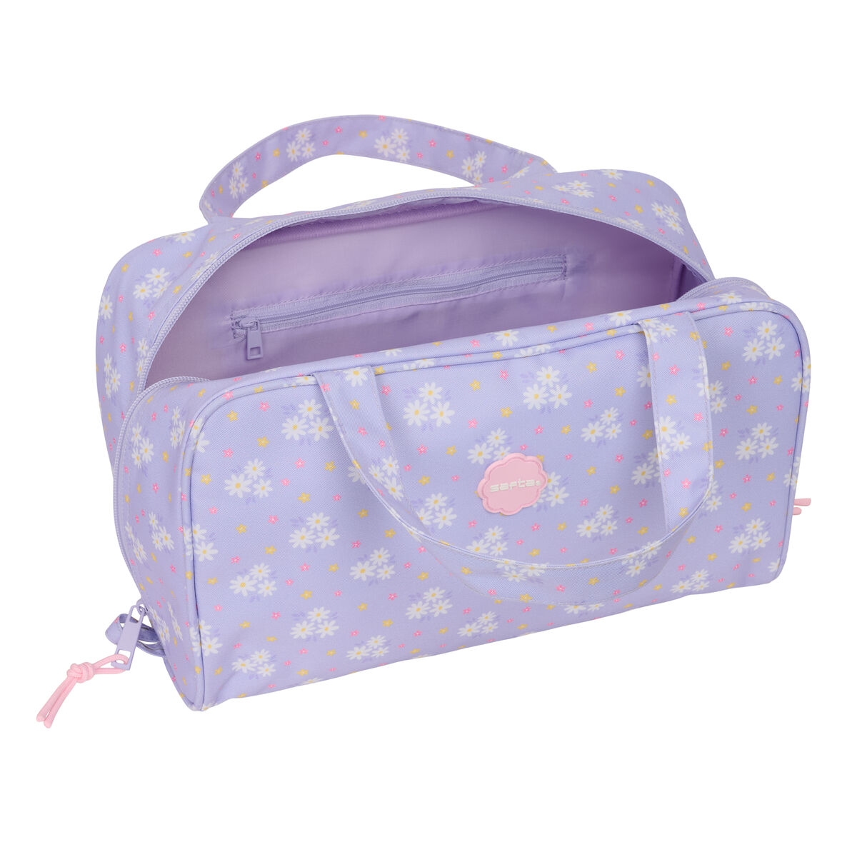 Travel Vanity Case Safta Bouquet Pink Lilac 31 x 14 x 19 cm