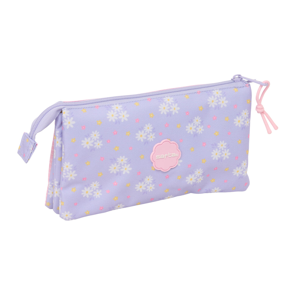 Holdall Safta Bouquet Pink Lilac 22 x 12 x 3 cm Holdall Safta Bouquet Pink Lilac 22 x 12 x 3 cm