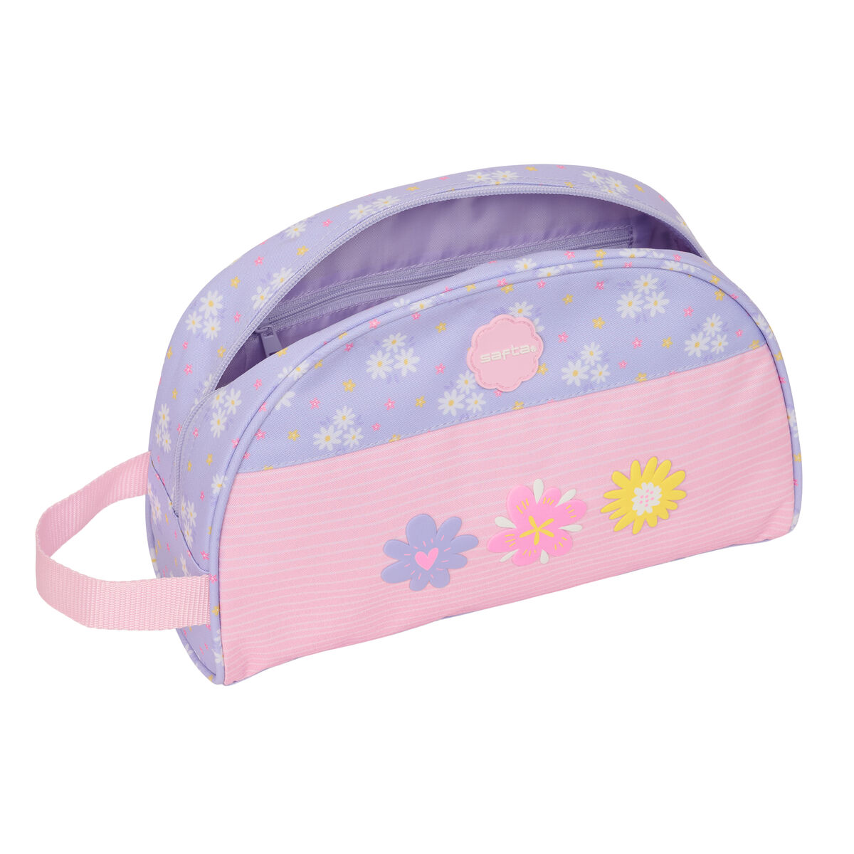 Travel Vanity Case Safta Bouquet Pink Lilac 28 x 18 x 10 cm
