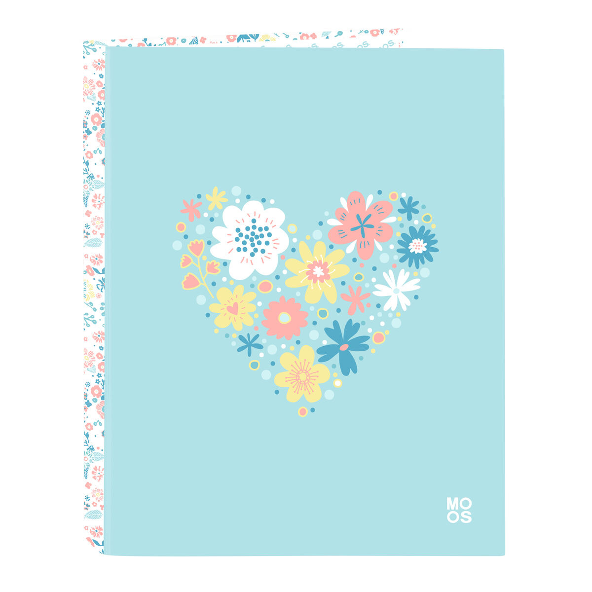 Ring binder Moos Fiori Multicolour A4 26.5 x 33 x 4 cm Ring binder Moos Fiori Multicolour A4 26.5 x 33 x 4 cm