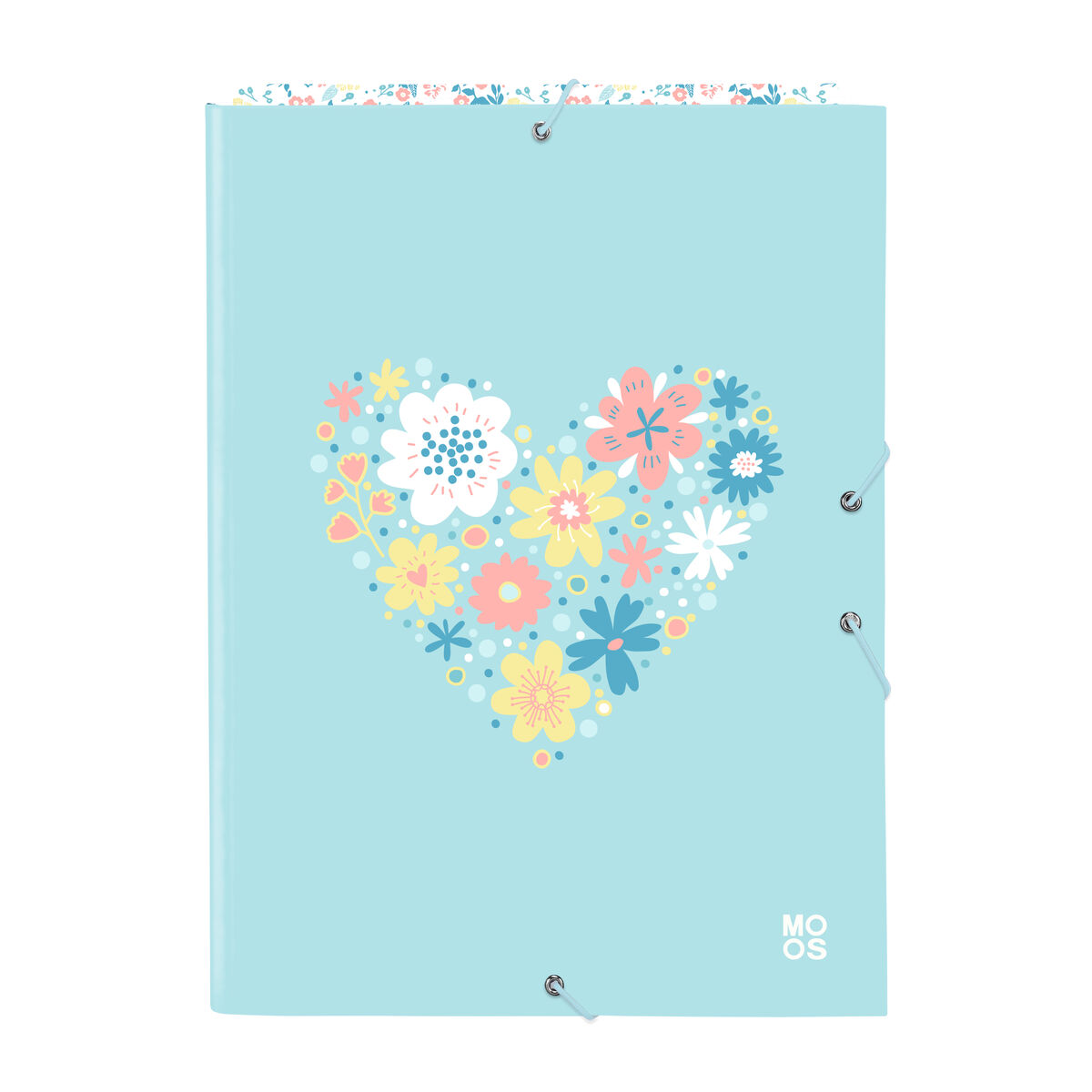 Ring binder Moos Fiori Multicolour A4 26 x 33.5 x 2.5 cm Ring binder Moos Fiori Multicolour A4 26 x 33.5 x 2.5 cm