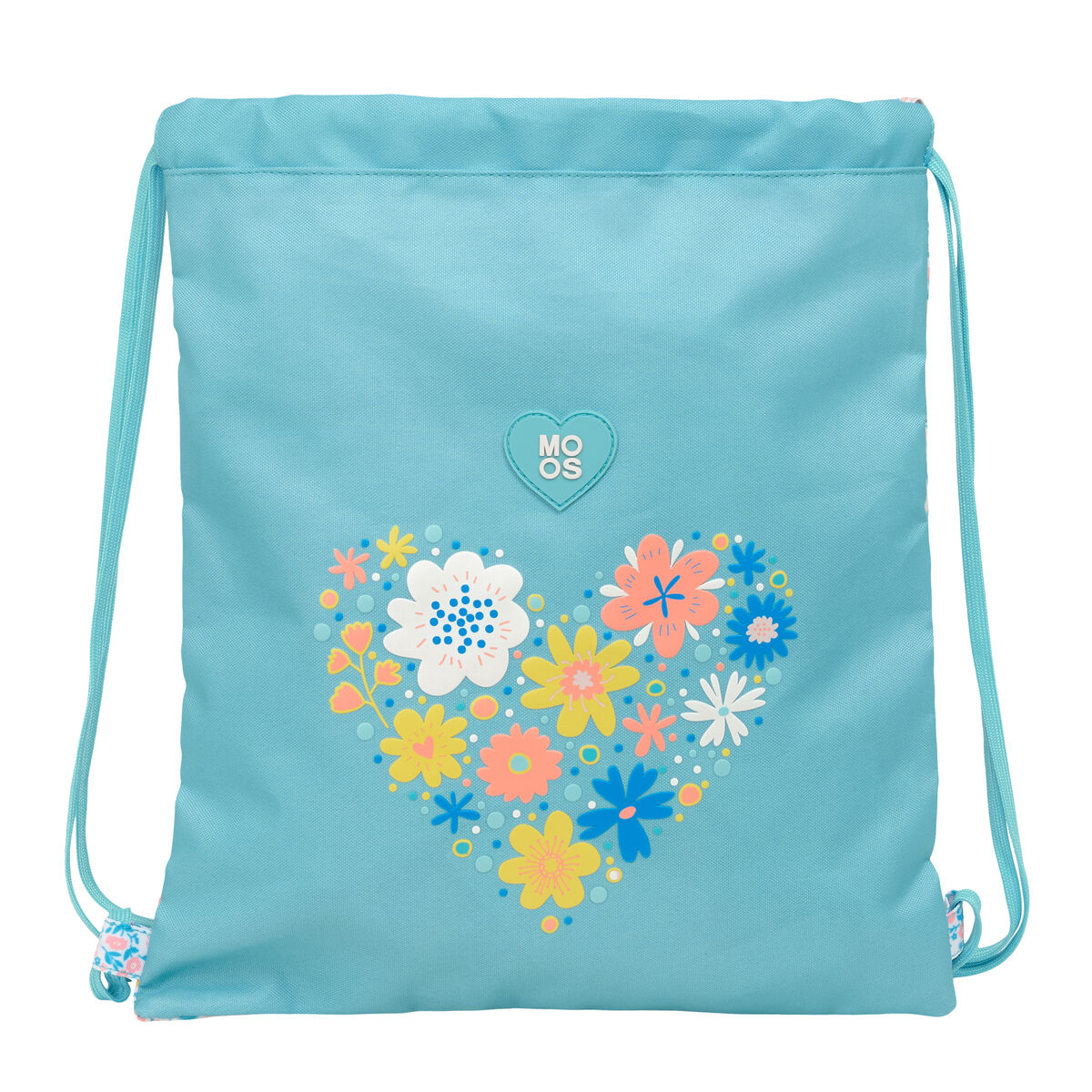Backpack with Strings Moos Fiori Multicolour 35 x 40 x 1 cm