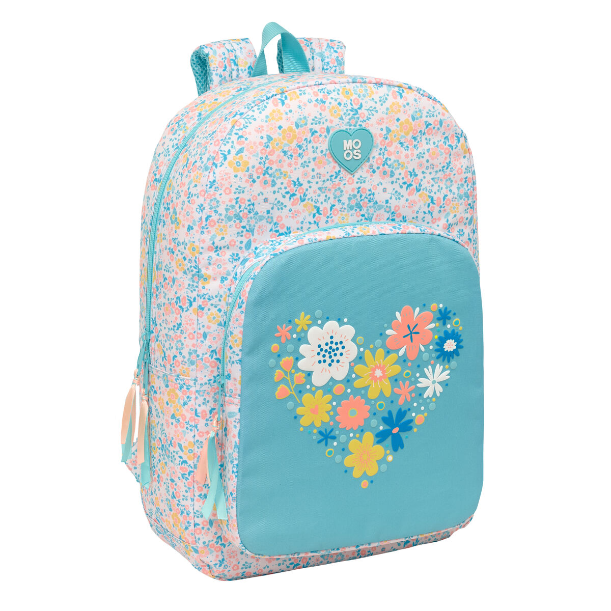 School Bag Moos Fiori Multicolour 30 x 46 x 14 cm School Bag Moos Fiori Multicolour 30 x 46 x 14 cm