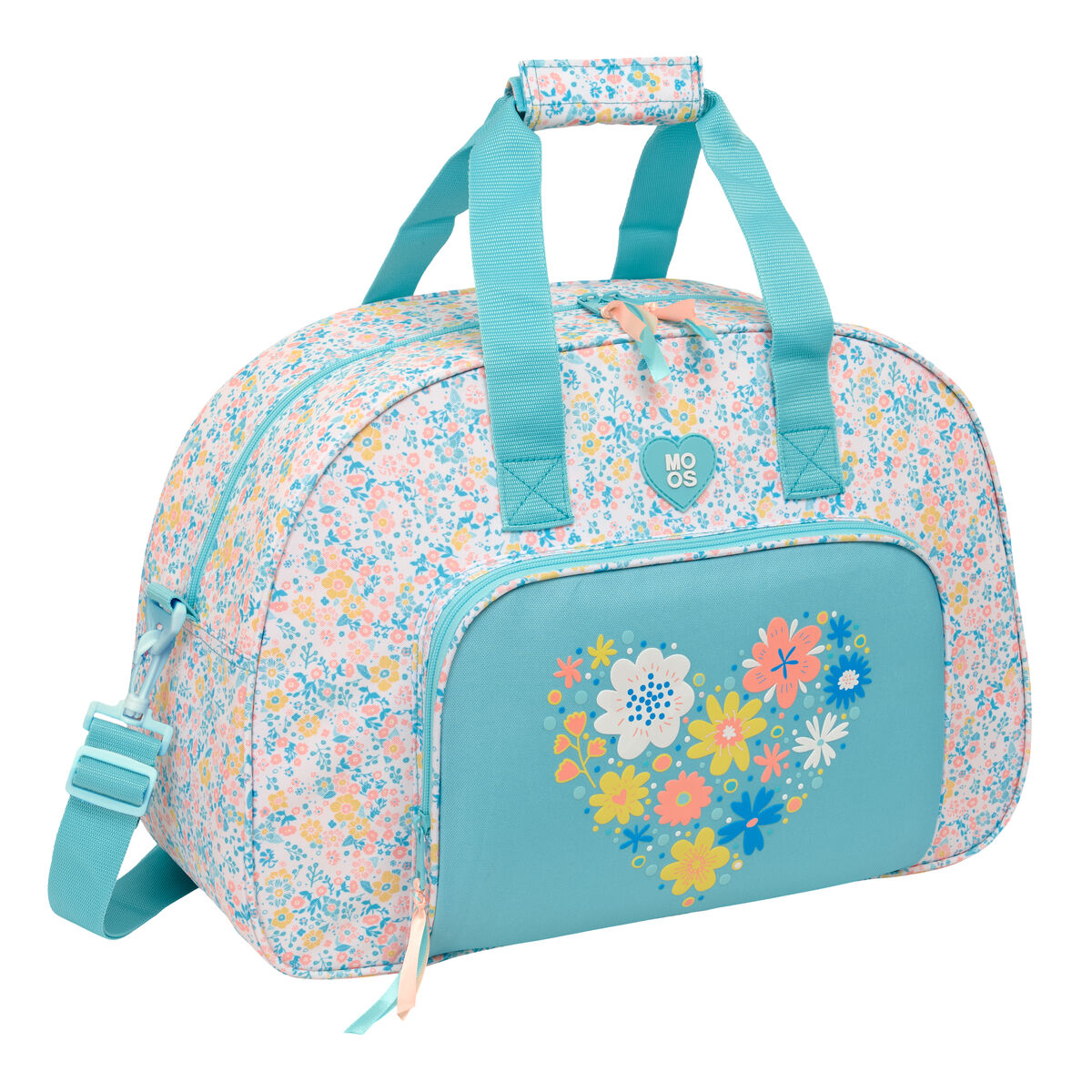 Sports bag Moos Fiori Multicolour 48 x 33 x 21 cm