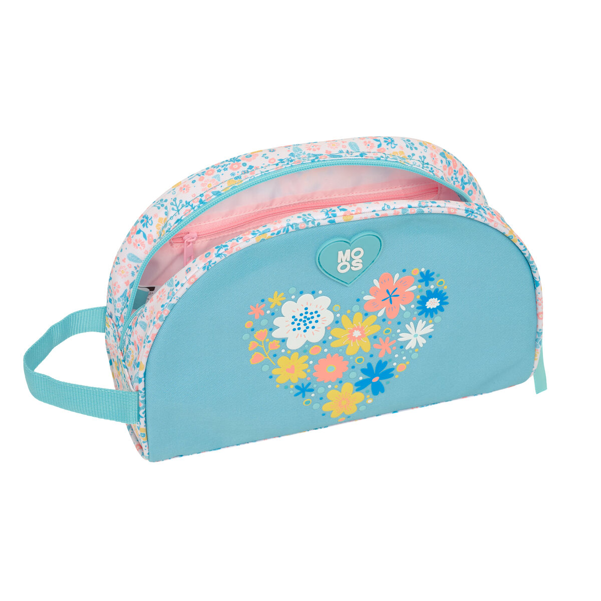 Travel Vanity Case Moos Fiori Multicolour Recyclable 28 x 18 x 10 cm