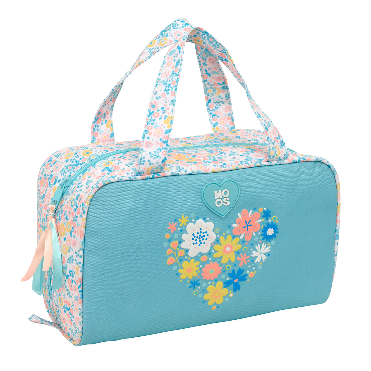 Travel Vanity Case Moos Fiori Multicolour 31 x 14 x 19 cm Travel Vanity Case Moos Fiori Multicolour 31 x 14 x 19 cm