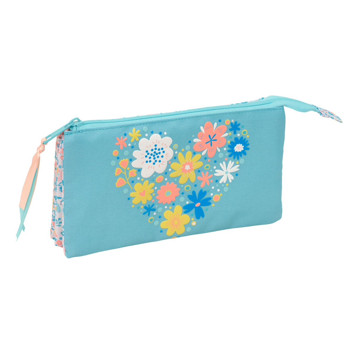 Holdall Moos Fiori Multicolour 22 x 12 x 3 cm Holdall Moos Fiori Multicolour 22 x 12 x 3 cm