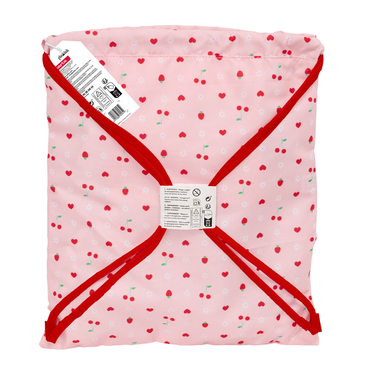 Backpack with Strings Glow Lab Frutitas 35 x 40 x 1 cm