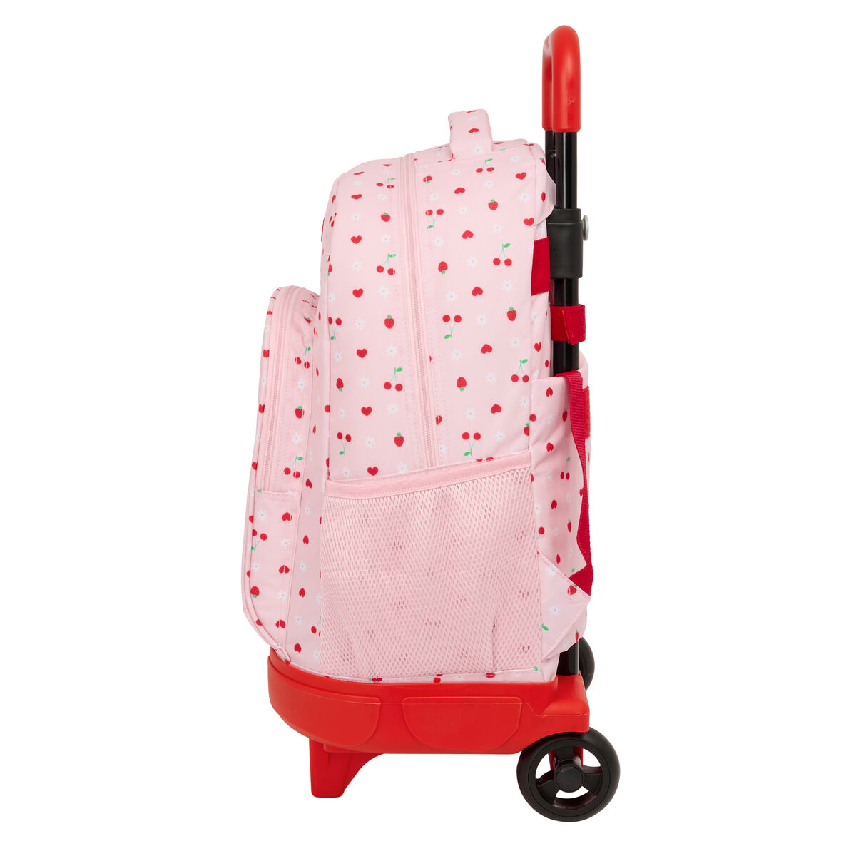 School Rucksack with Wheels Glow Lab Frutitas 33 x 45 x 22 cm