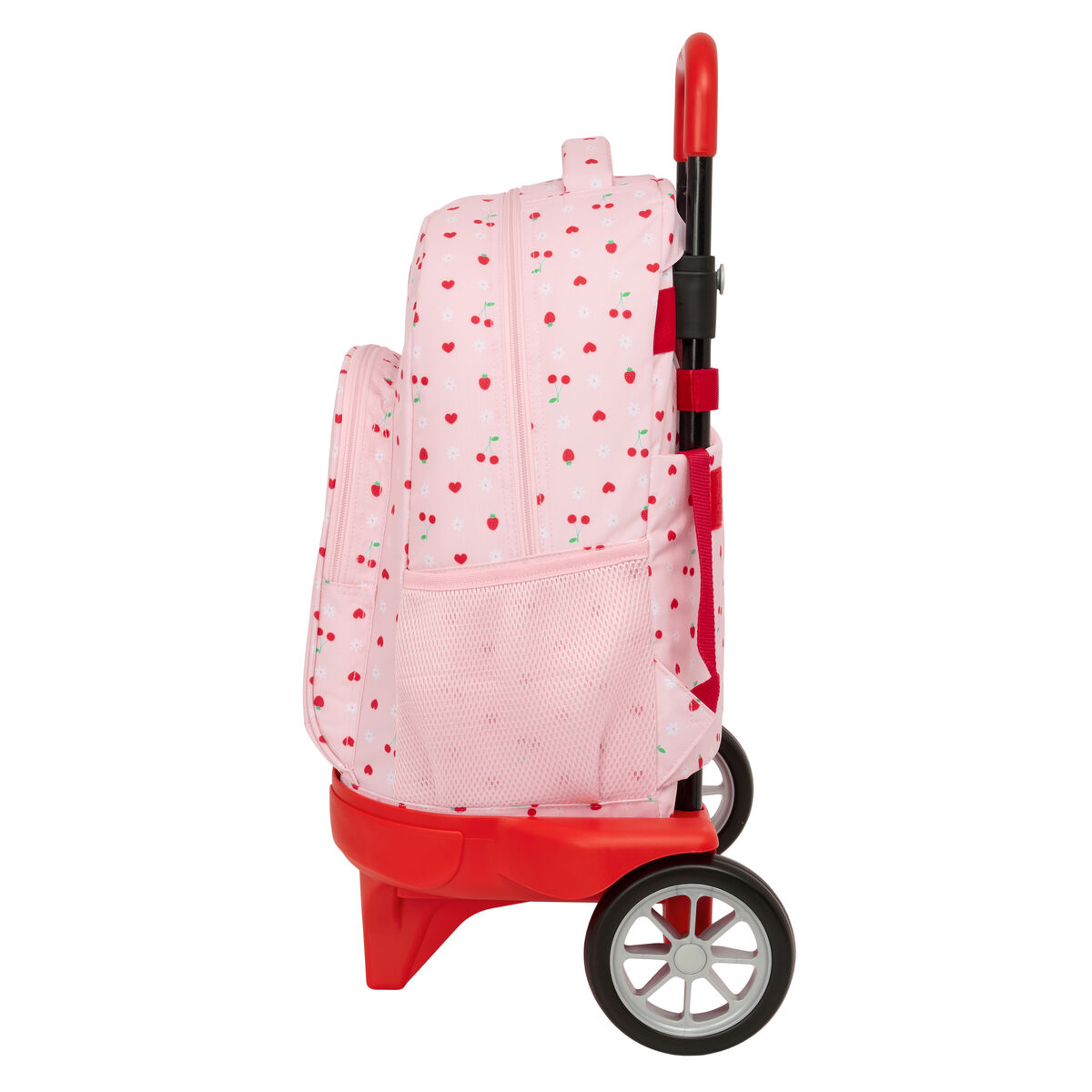 School Rucksack with Wheels Glow Lab Frutitas 33 x 45 x 22 cm