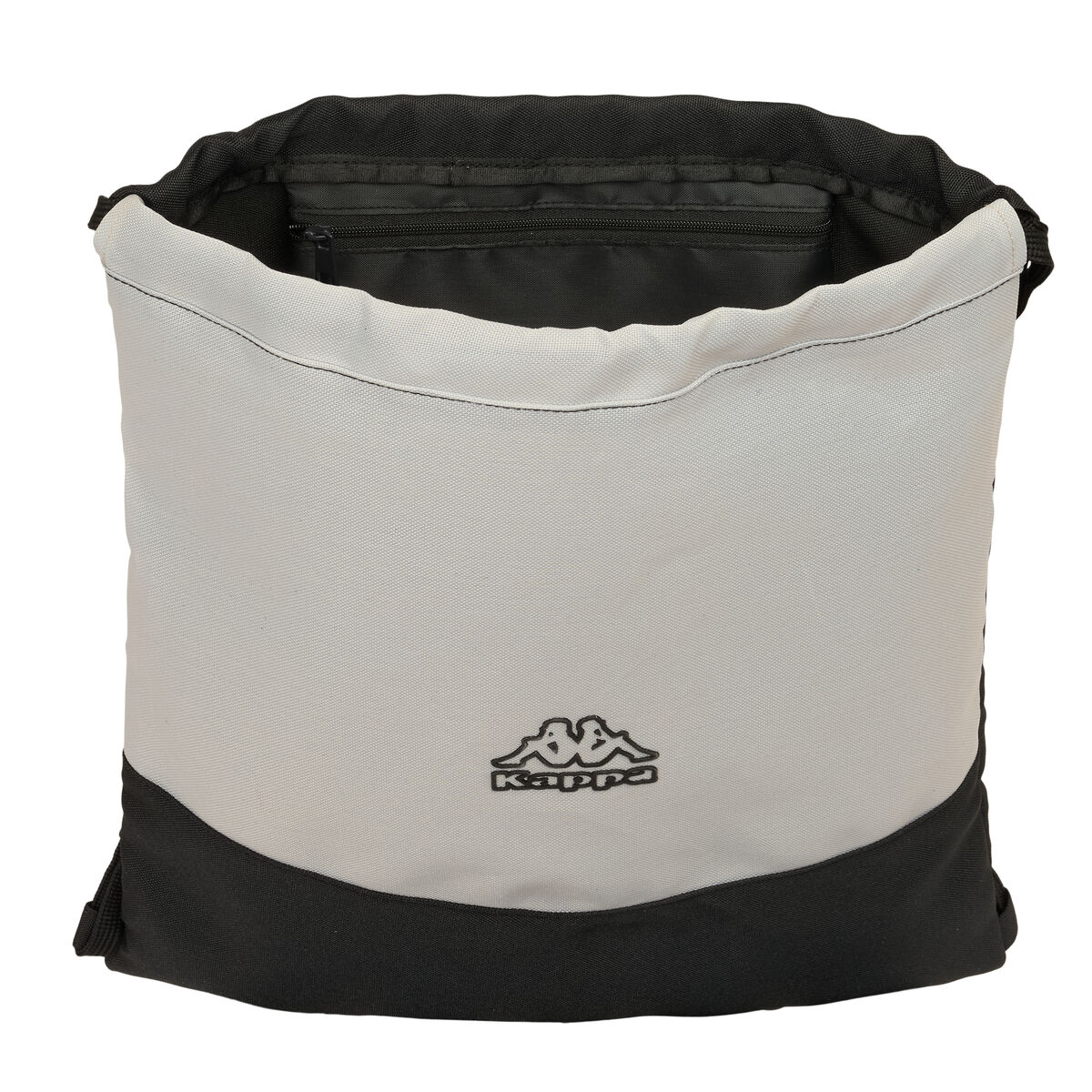Backpack with Strings Kappa Grey Black Grey 35 x 40 x 1 cm