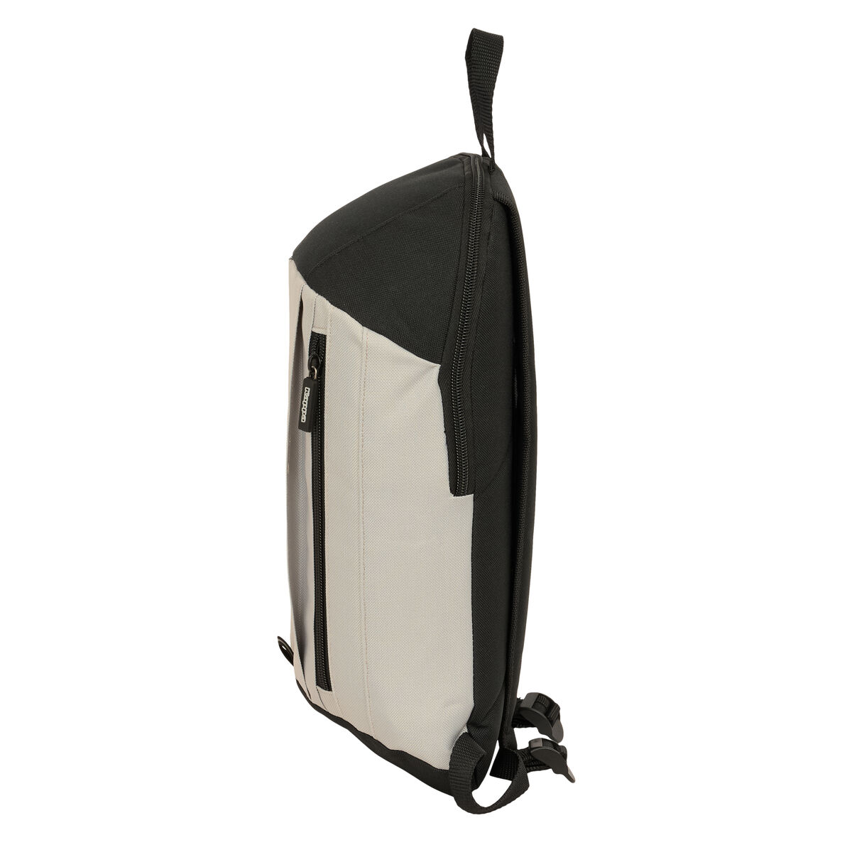 School Bag Kappa Grey Black Grey 22 x 39 x 10 cm