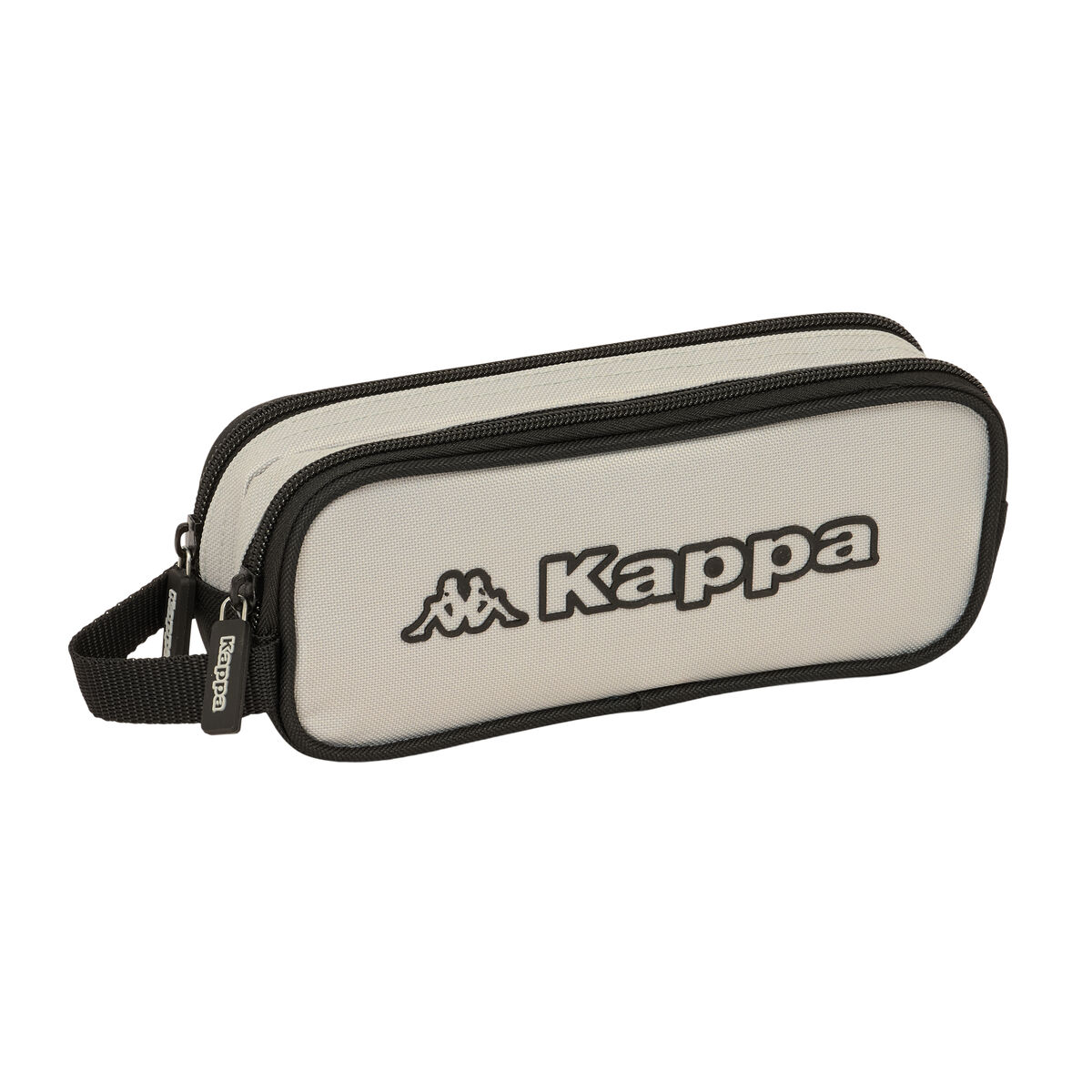 Holdall Kappa Grey Black Grey 21 x 8 x 6 cm