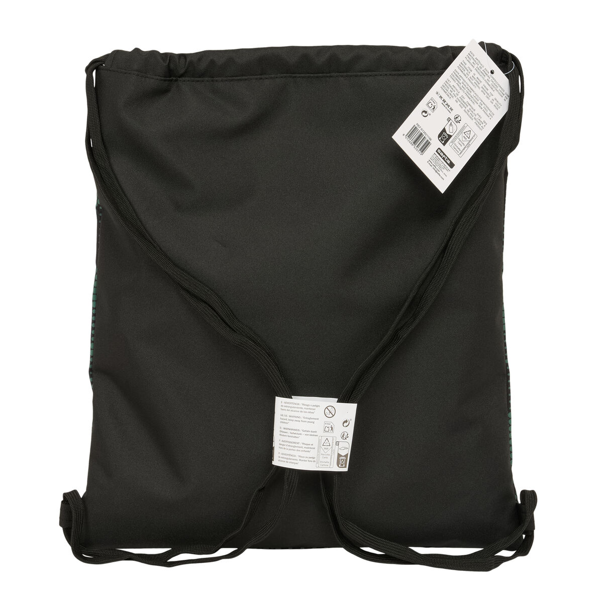 Backpack with Strings Kelme Camo Black Green 35 x 40 x 1 cm