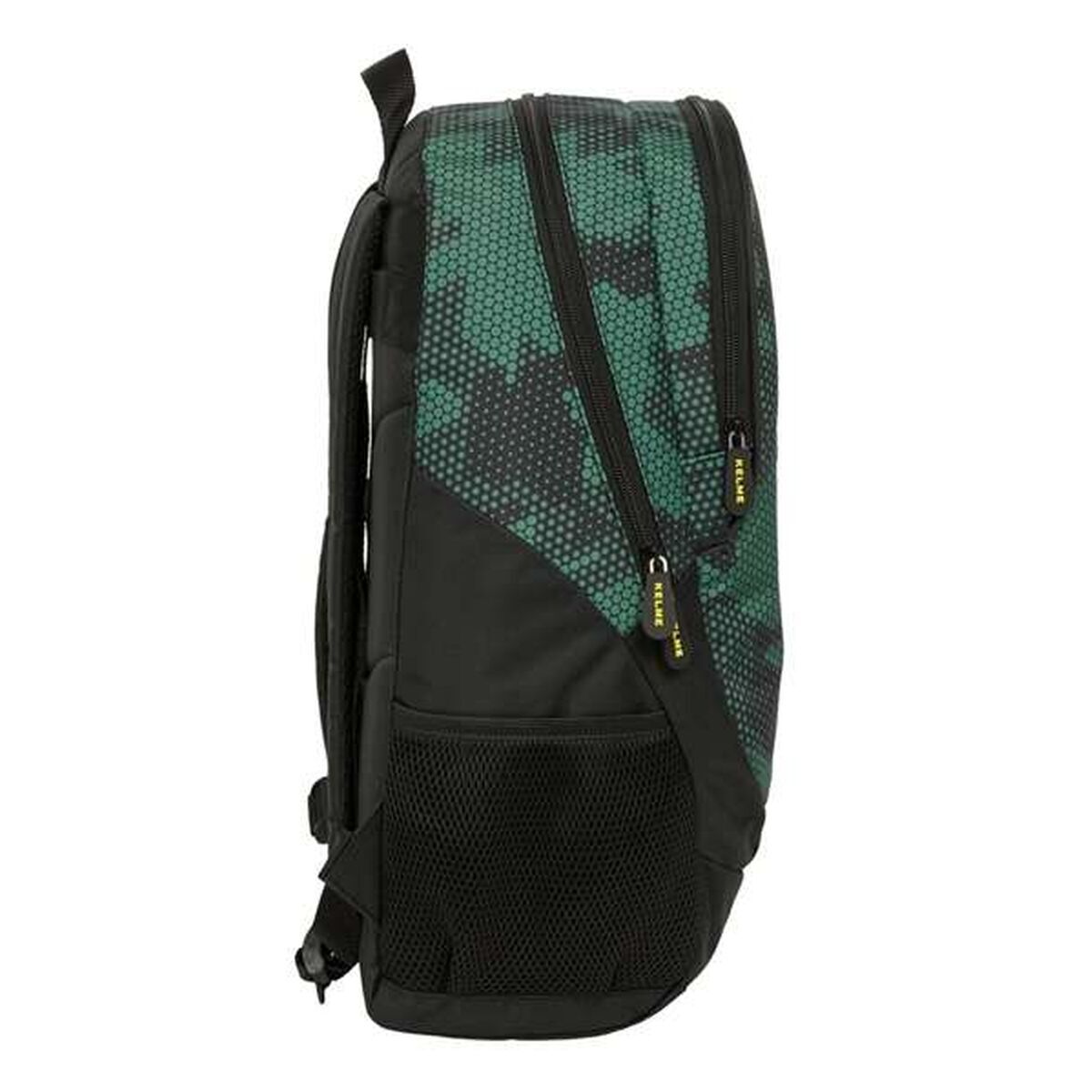 School Bag Kelme Camo Black Green 32 x 44 x 16 cm