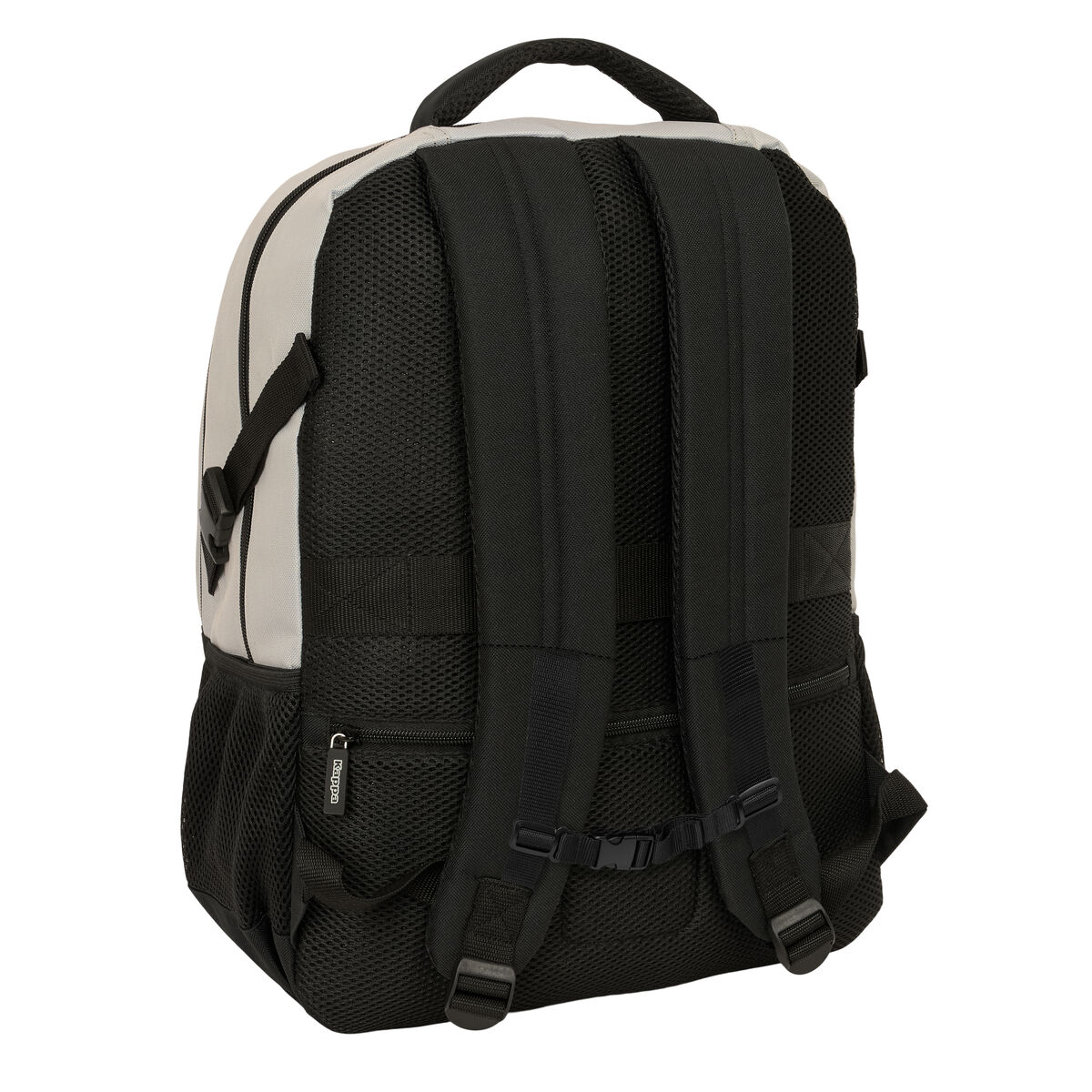 School Bag Kappa Grey Black Grey