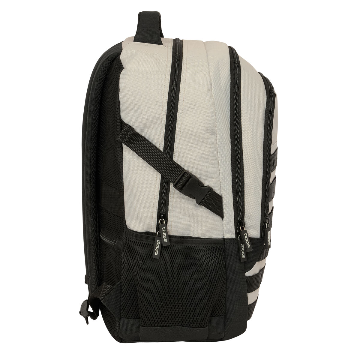 School Bag Kappa Grey Black Grey