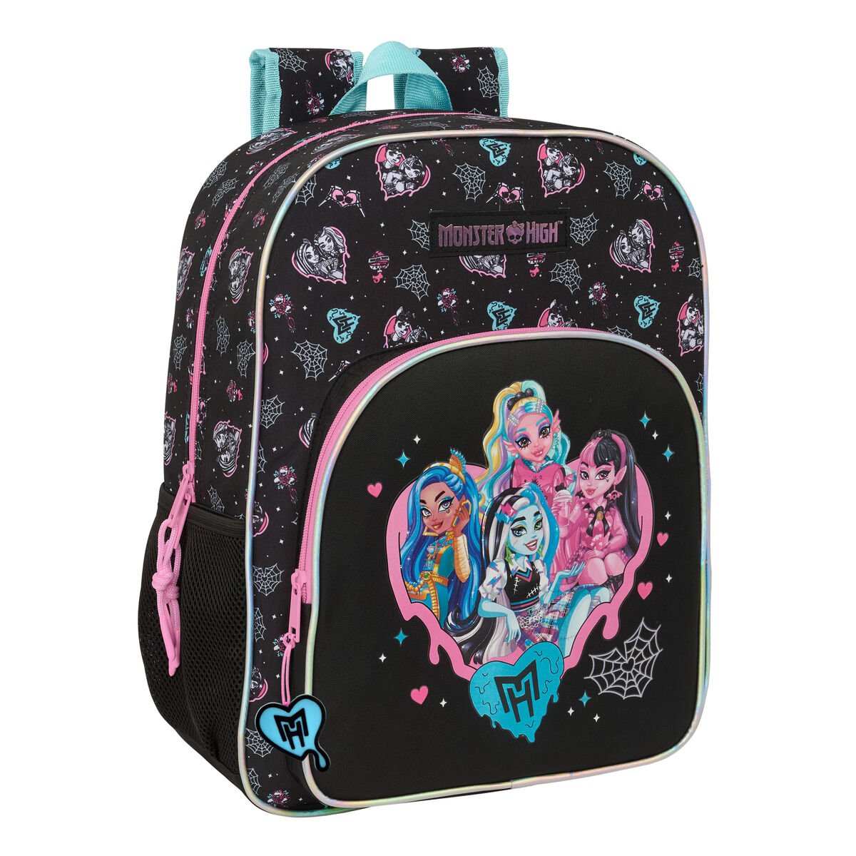 School Bag Monster High Black 33 x 42 x 14 cm School Bag Monster High Black 33 x 42 x 14 cm