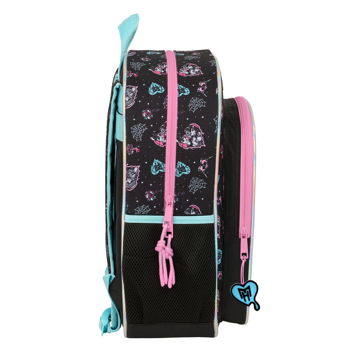 School Bag Monster High Black 32 x 38 x 12 cm