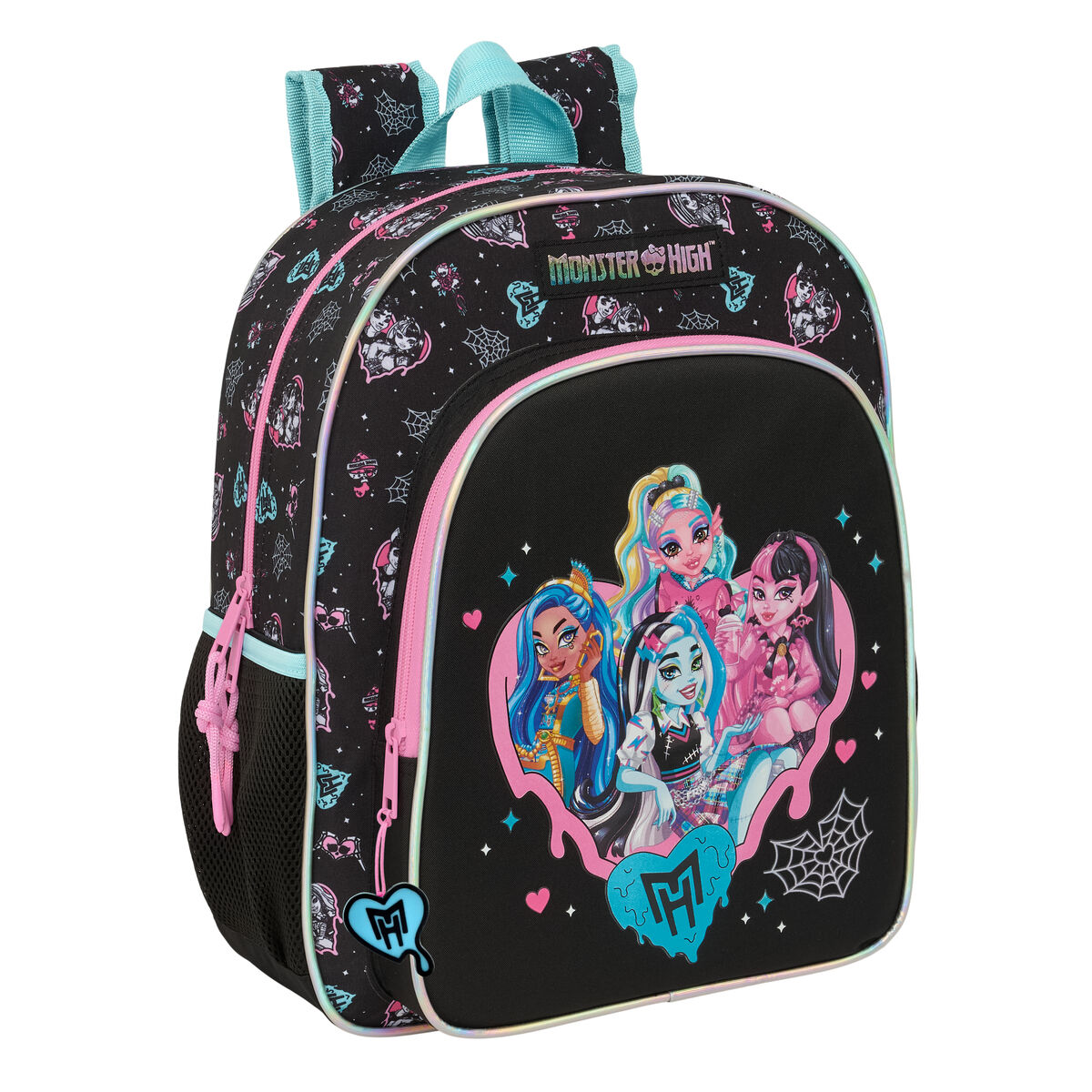 School Bag Monster High Black 32 x 38 x 12 cm School Bag Monster High Black 32 x 38 x 12 cm