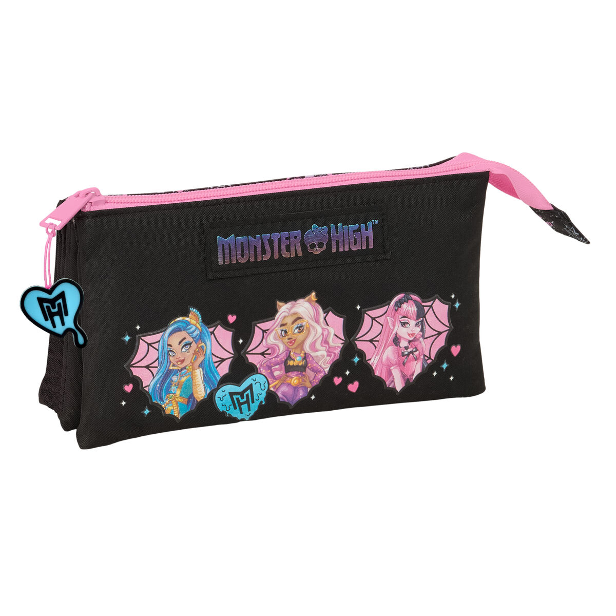 Holdall Monster High Black 22 x 12 x 3 cm